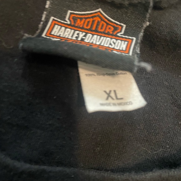 Harley Davidson Black‎ Crewneck T-Shirt - Picture 4 of 5